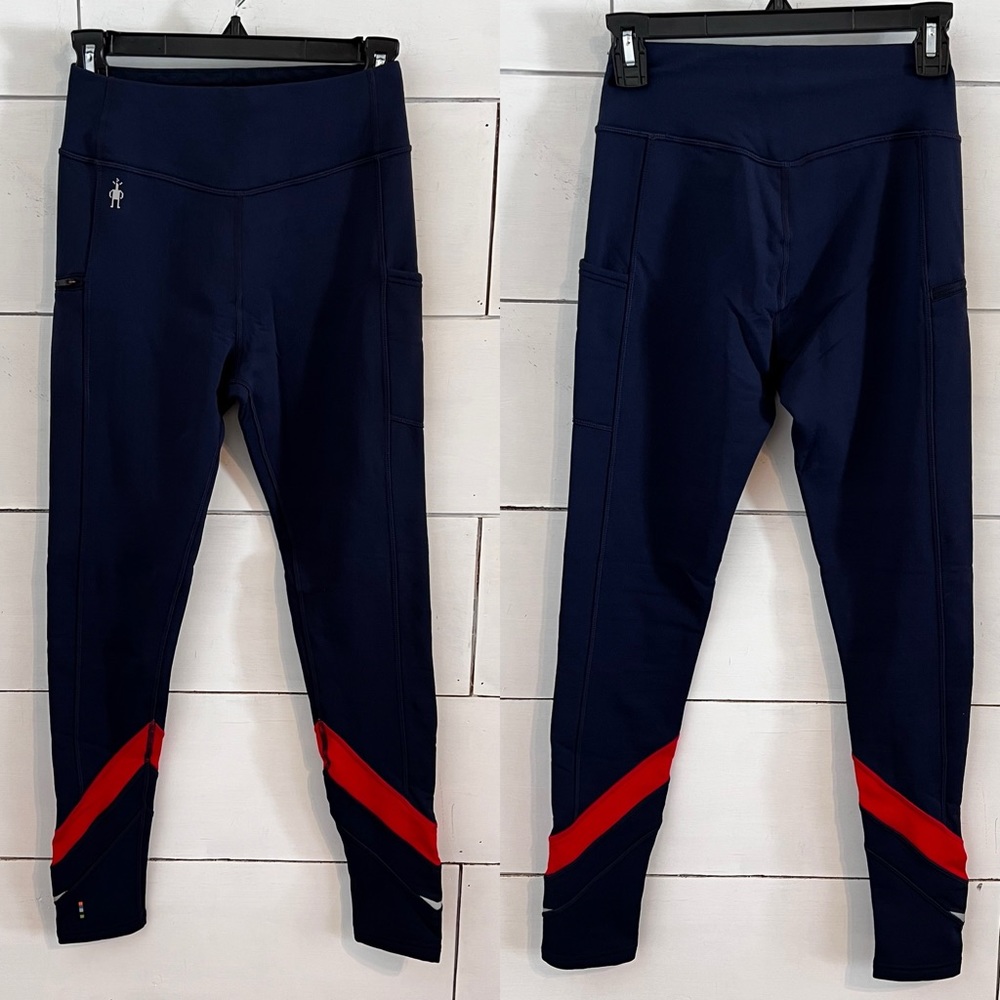 Smartwool Navy and Red Leggings